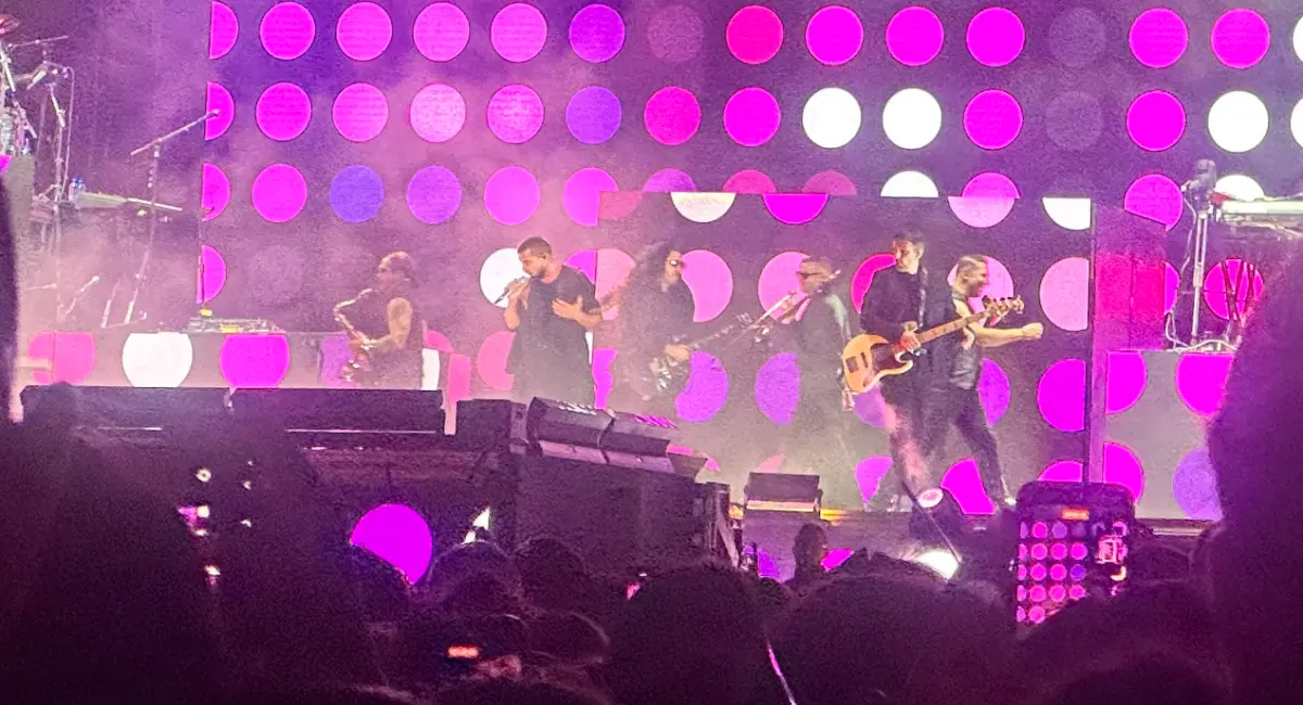 La popstar Ricky Martin a Podgorica - foto di Dušica Tomović