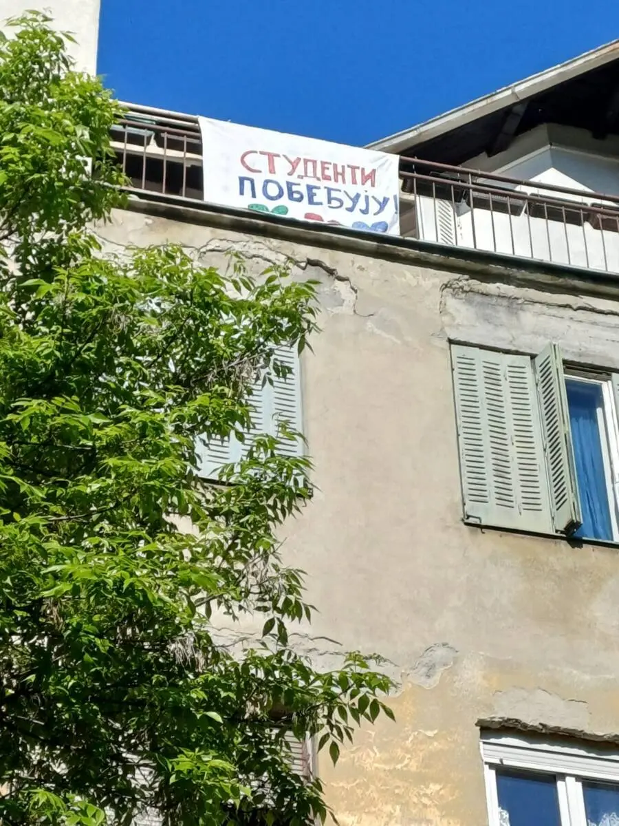 Belgrado, Serbia, "Gli studenti vincono" - Foto D. Nenadić