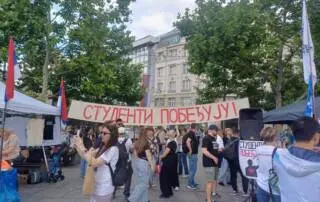 Studenti pobeđuju. Beograd, 23 maja 2026 - Foto D. Nenadić