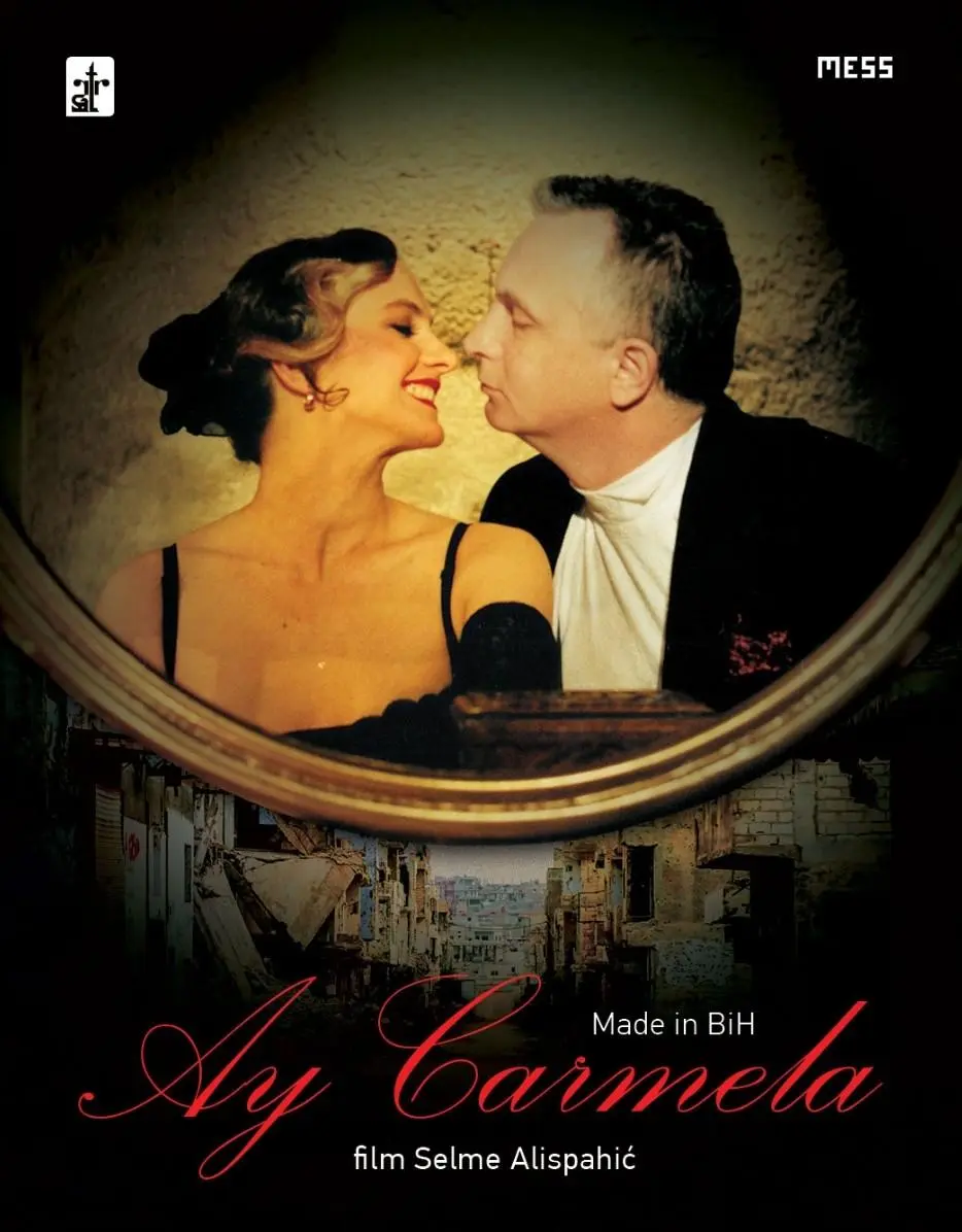 Locandina per il film “Ay Carmela – Made in BiH”: una testimonianza emozionante di un’epoca (design: Sanja Kulenović, MESS)
