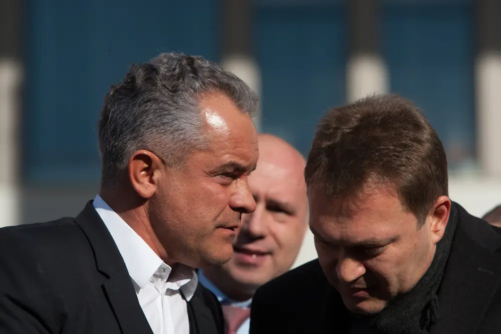 Vladimir Plahotniuc (sinistra) © Sandu Tarlev/Shutterstock