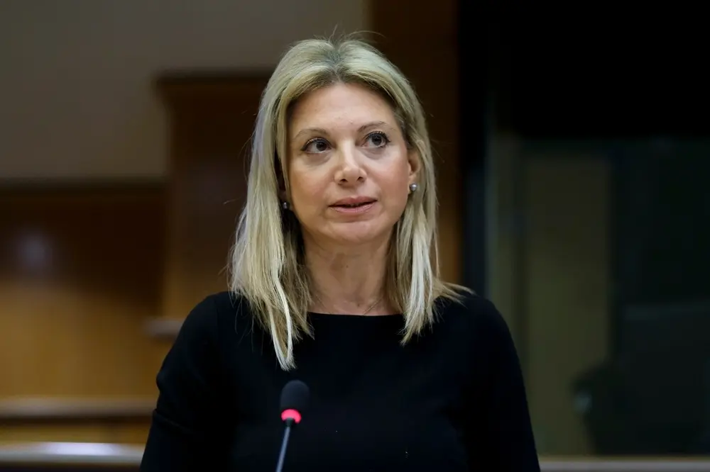 Maria Karistianou at the EU Parliament © Alexandros Michailidis/Shutterstock