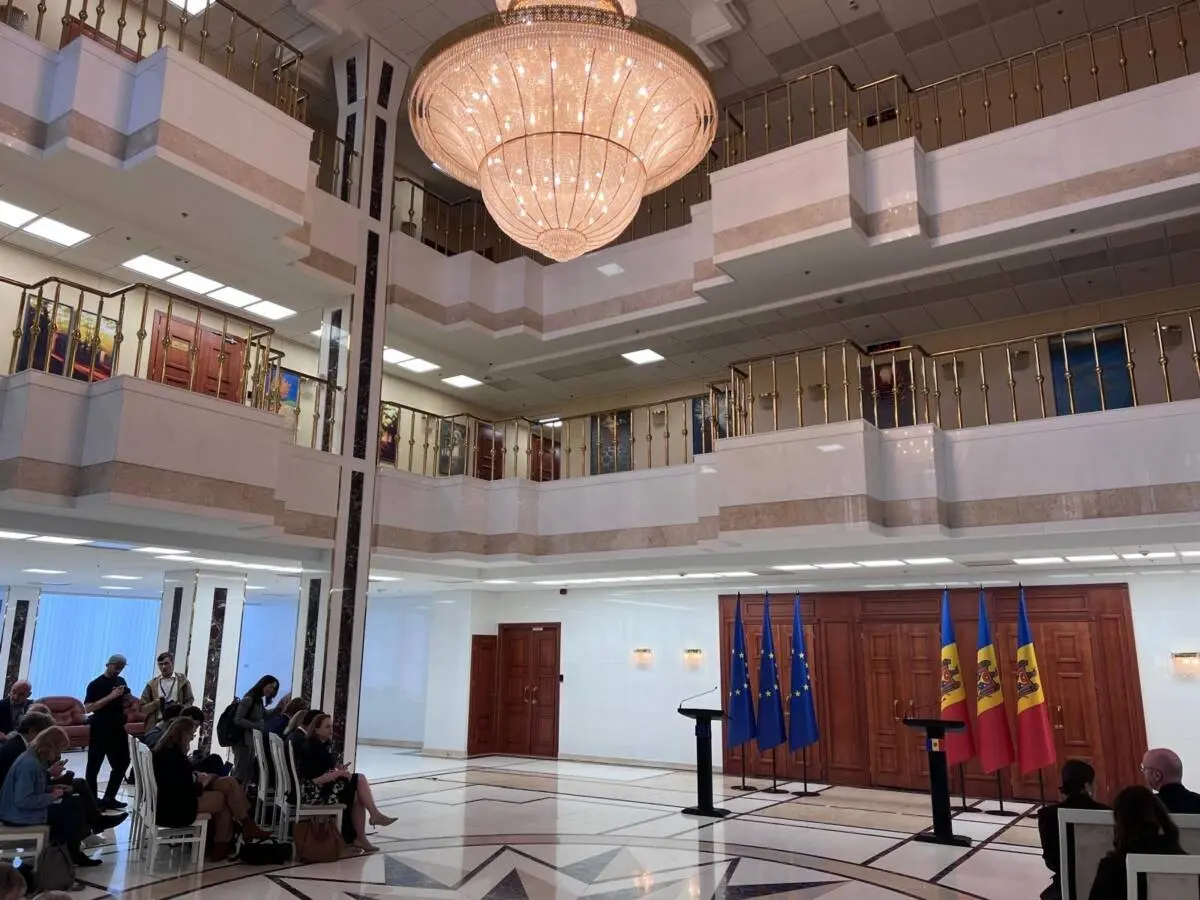Il palazzo della presidenza della repubblica a Chișinău - foto Gian Marco Moisé
