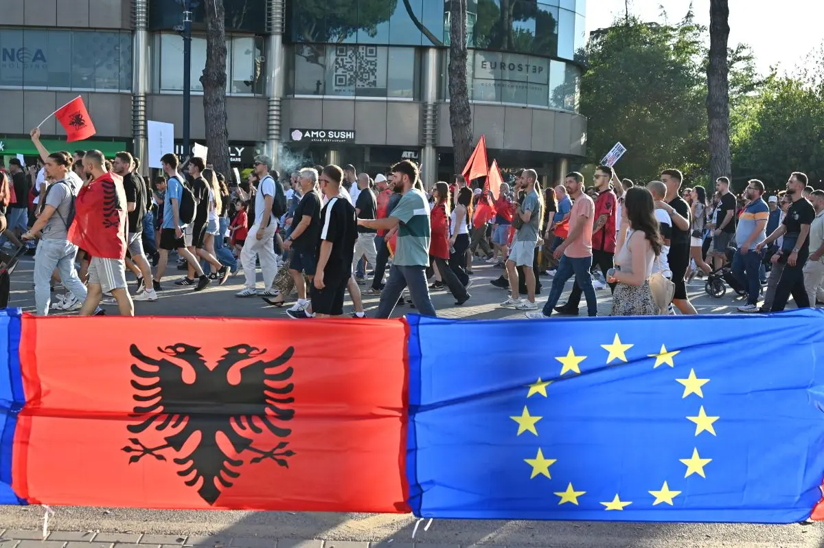 Le proteste a Tirana ยฉ Citizens.al