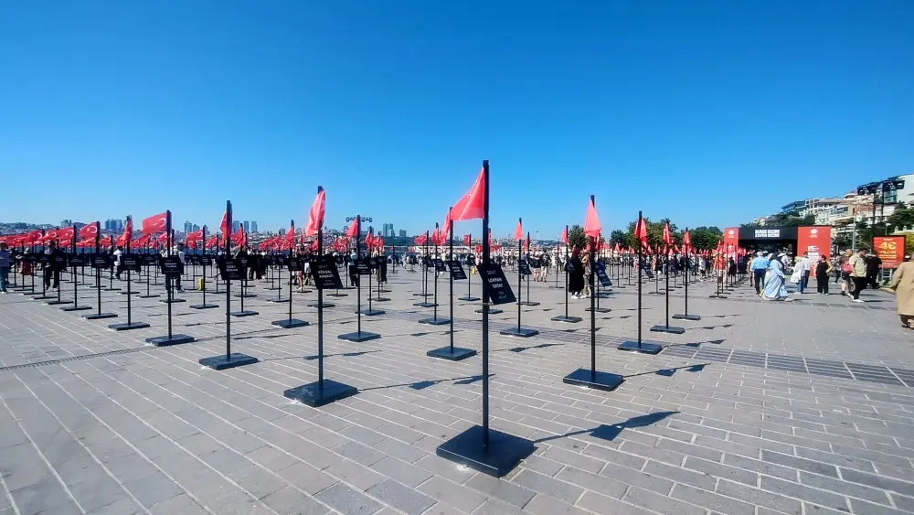 Installazione “Sessiz Tanıklık”, “Silenziosa Testimonianza”, foto di A.Lazzaroni