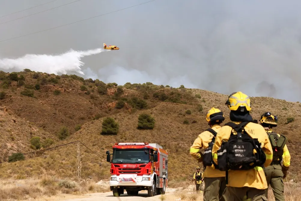 Incendio a Los Gallardos, Spagna - 10 luglio 2026 © arafatmyt / Shutterstock