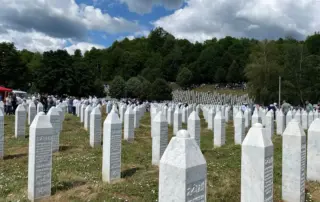 Il memoriale di Potočari a Srebrenica. Foto: Nicole Corritore