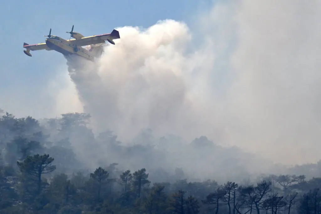 Incendi in Croazia. Foto: MORH/ T. Brandt