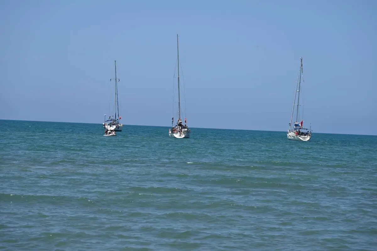La Global Sumud Flotilla verso Valona, Albania - Foto per gentile concessione di Vjolanda Peca