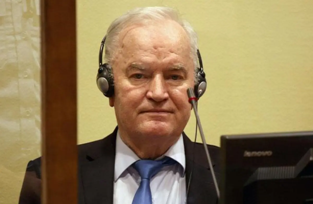 Ratko Mladić a processo © International Residual Mechanism for Criminal Tribunals