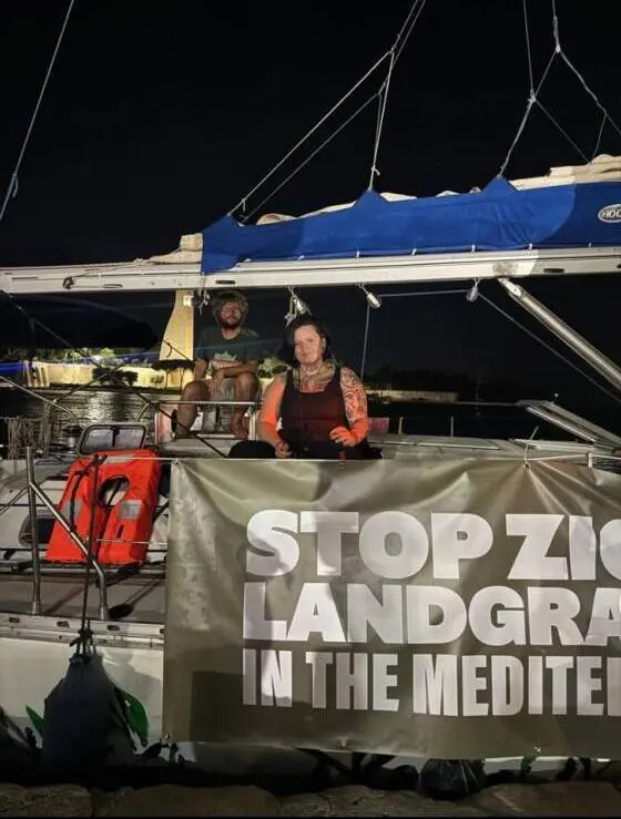 Klea Meksi sulla Global Sumud Flotilla - Foto archivio privato
