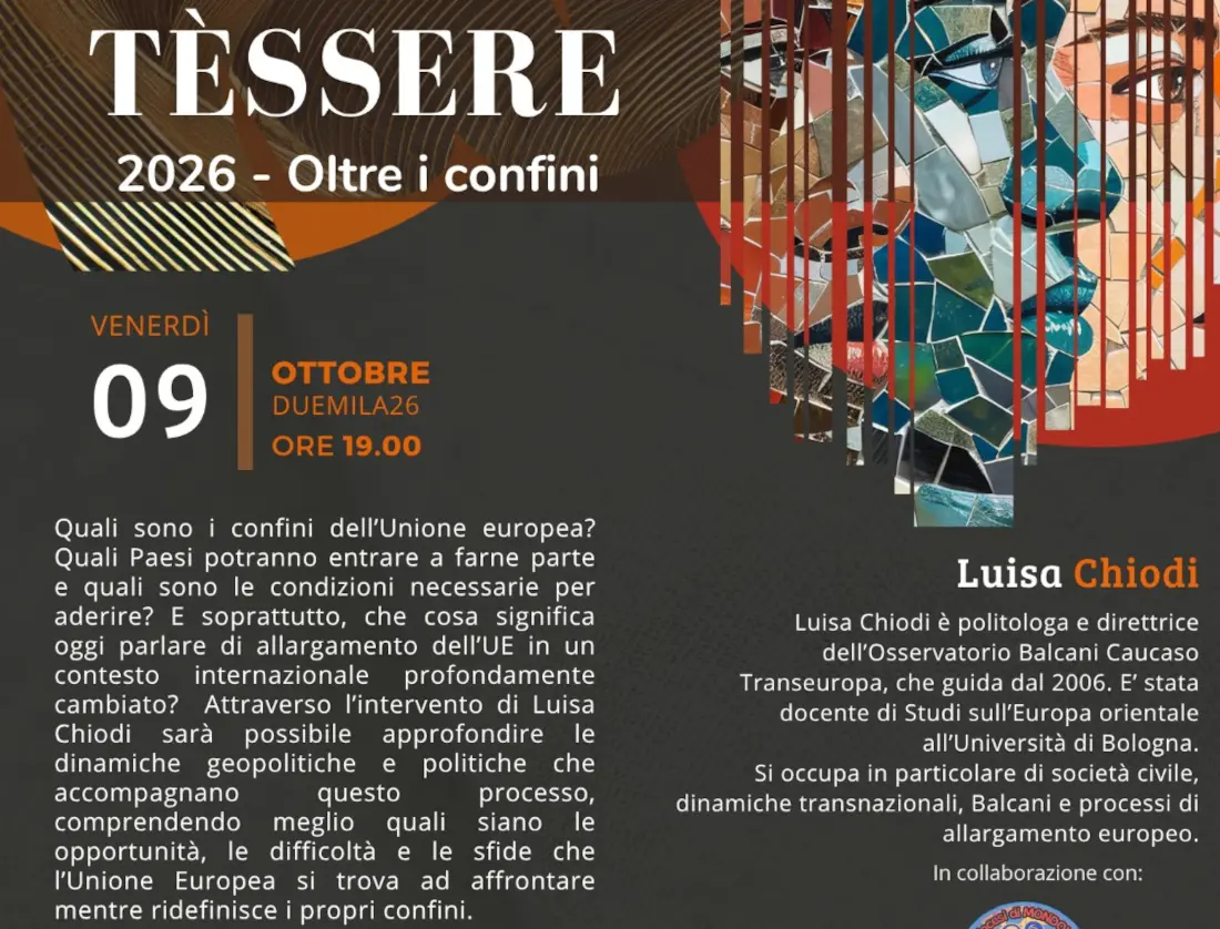 Evento 9 ottobre 2026