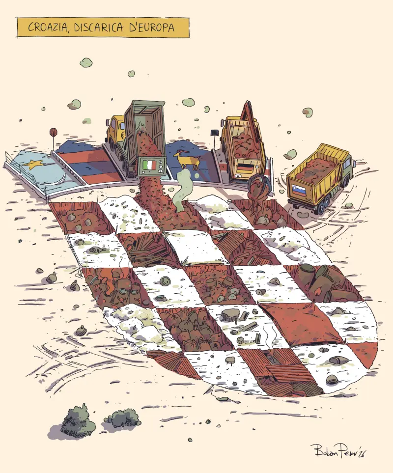 Croazia discarica d'Europa © Boban Pesov