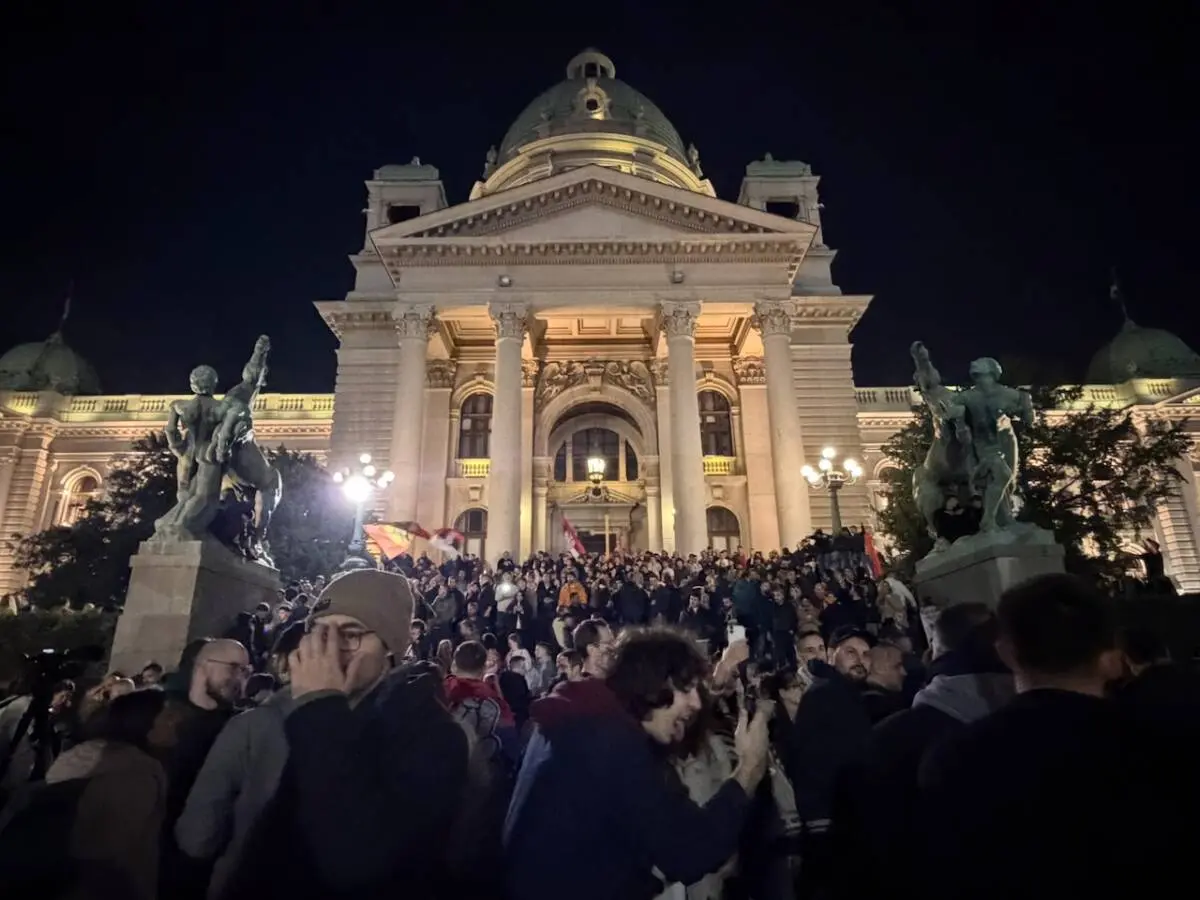 Belgrado, Serbia, la notte delle elezioni, 25 ottobre 2026 - Foto M. Moratti