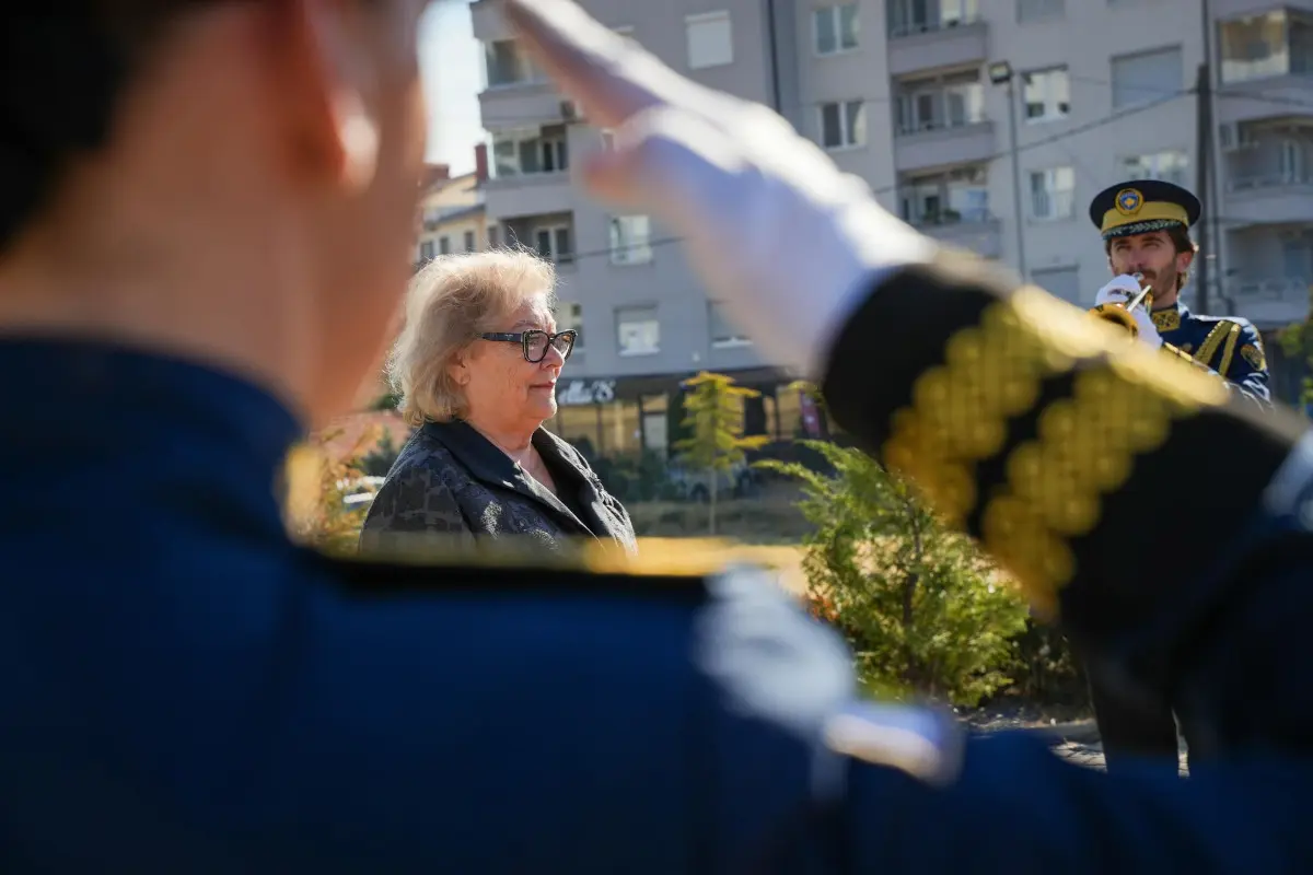 Kosovo’s President Justina Shiroka-Pula