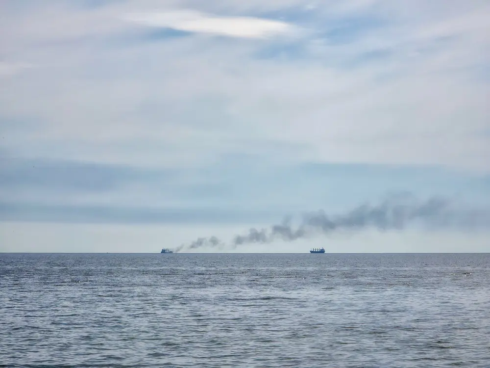 Ukrainian ships attacked in the Black Sea © FotoNova Shop/Shutterstock